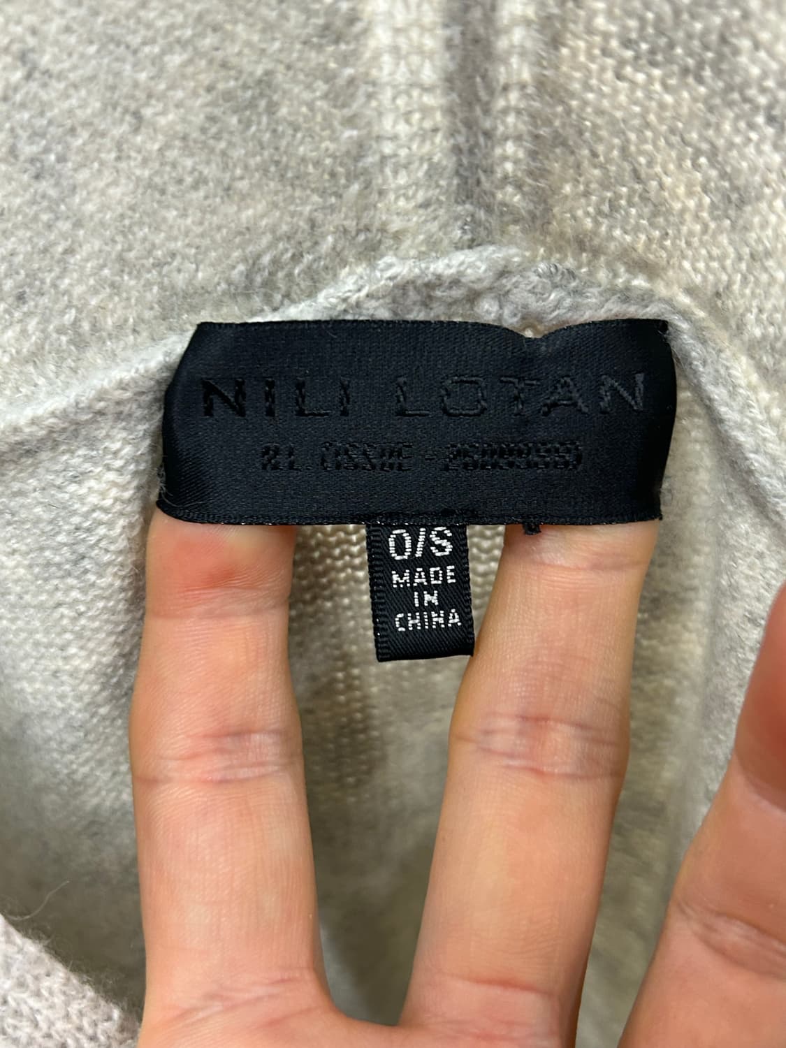 NILI LOTAN 닐리로탄 캐시미어 원피스 상품이미지4