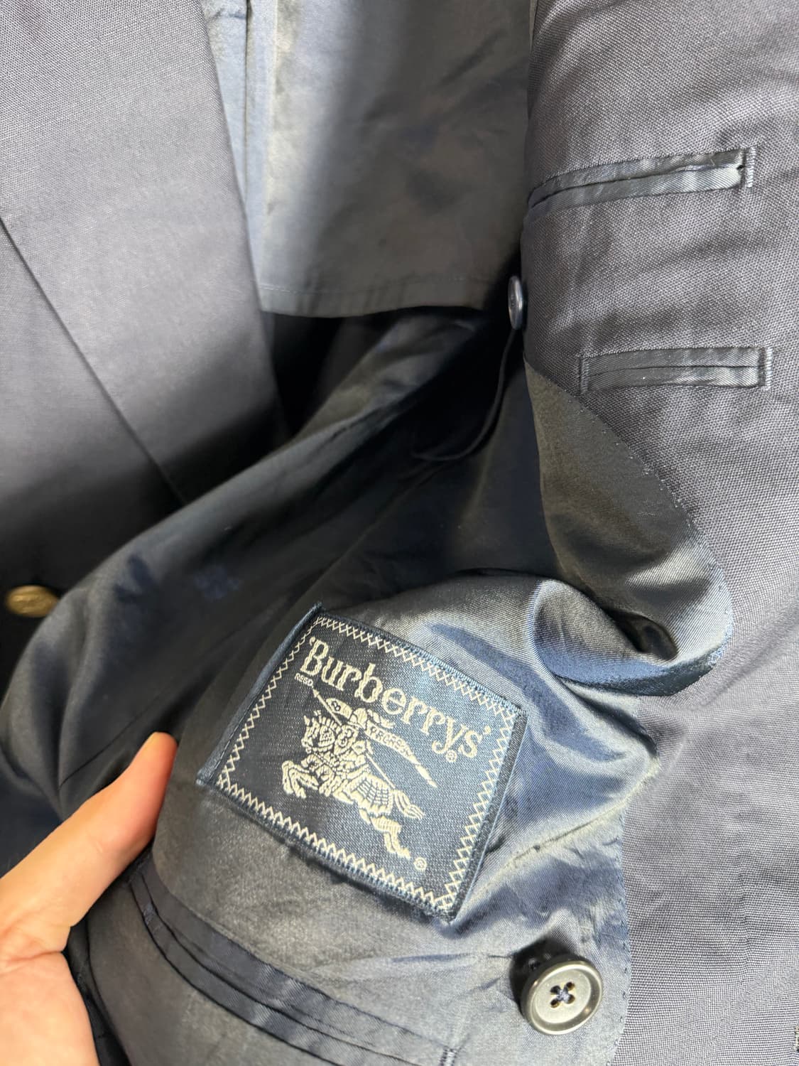 버버리 버버리자켓 버버리블레이저 금장블레이저 블레이져  상품이미지4