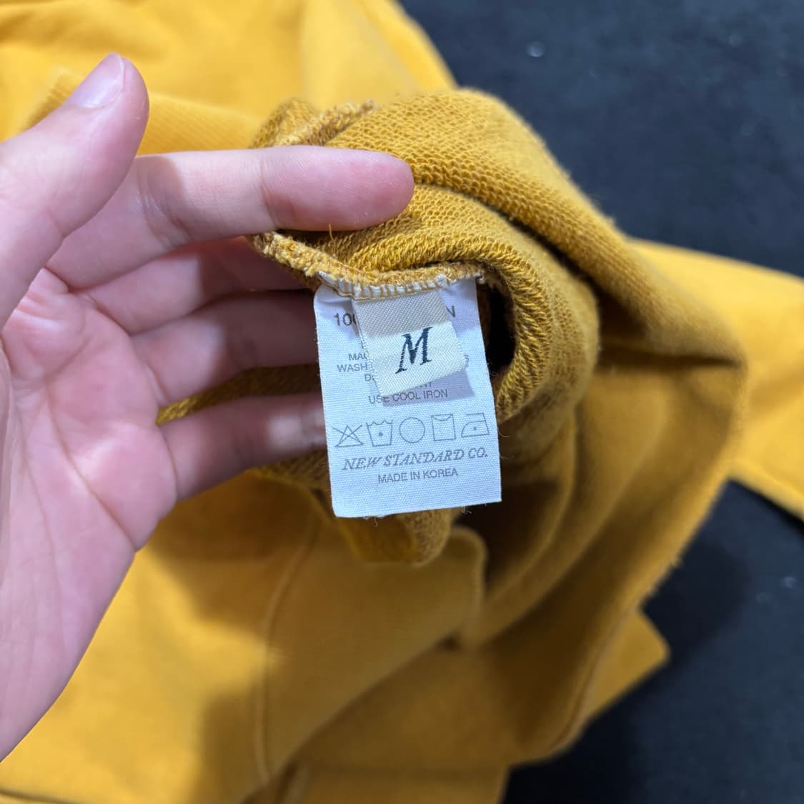 M 8DIVISION 에잇디비젼 카멜 헤비 그런지 후드티 상품이미지5