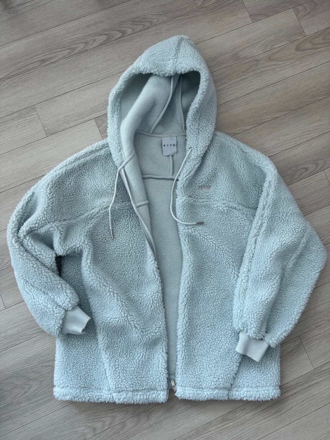 키스 시어링 집업후디 상품이미지3