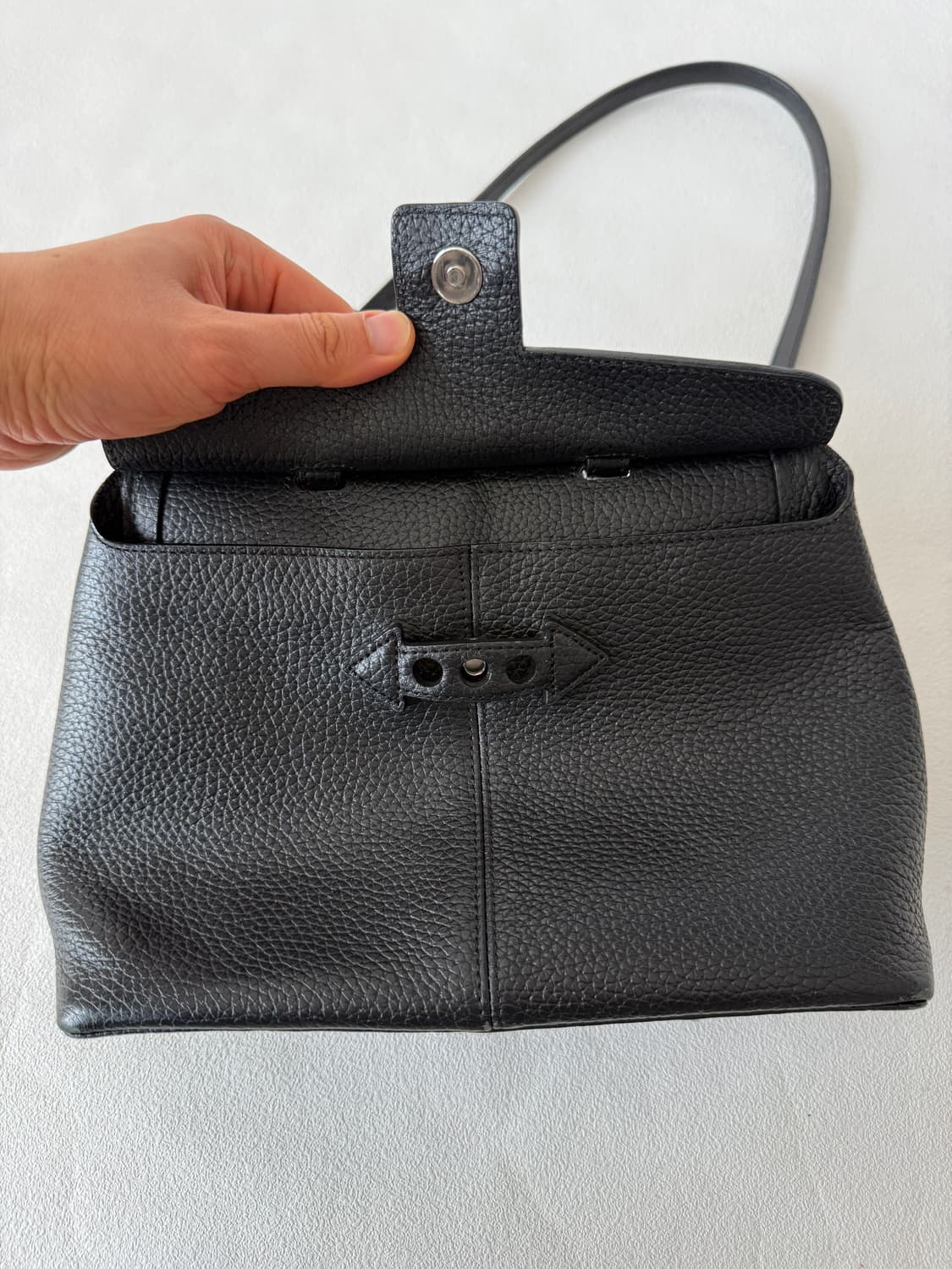 Pre owned 레더 토트 크로스백 상품이미지7