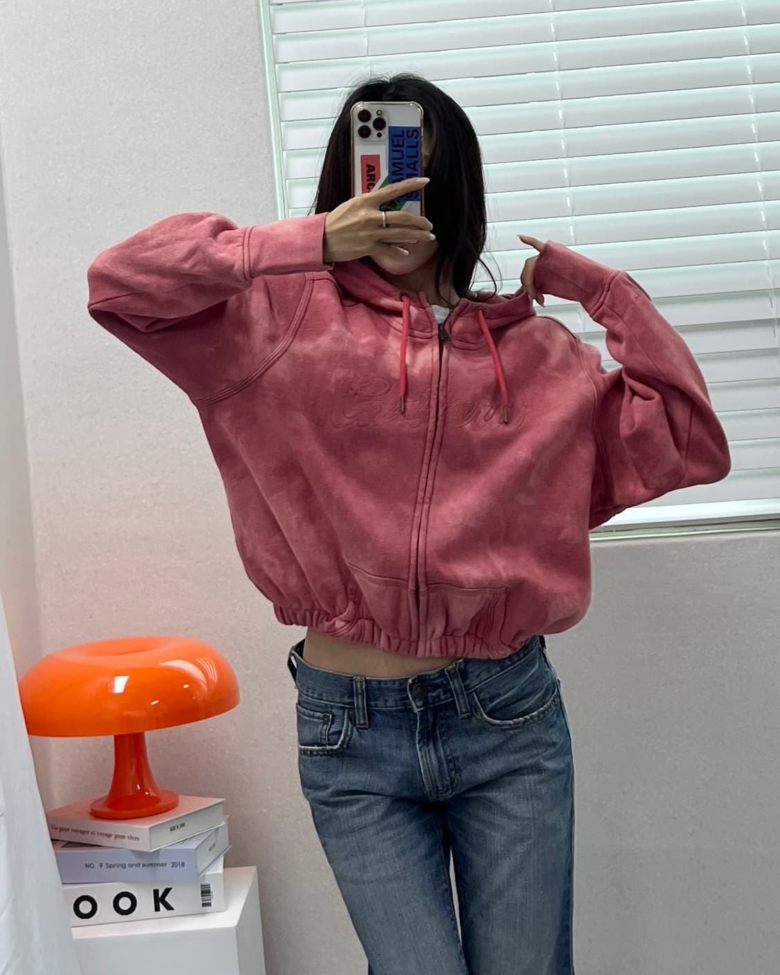 (WOMEN)칼하트 크롭 후드-M1388 상품이미지7