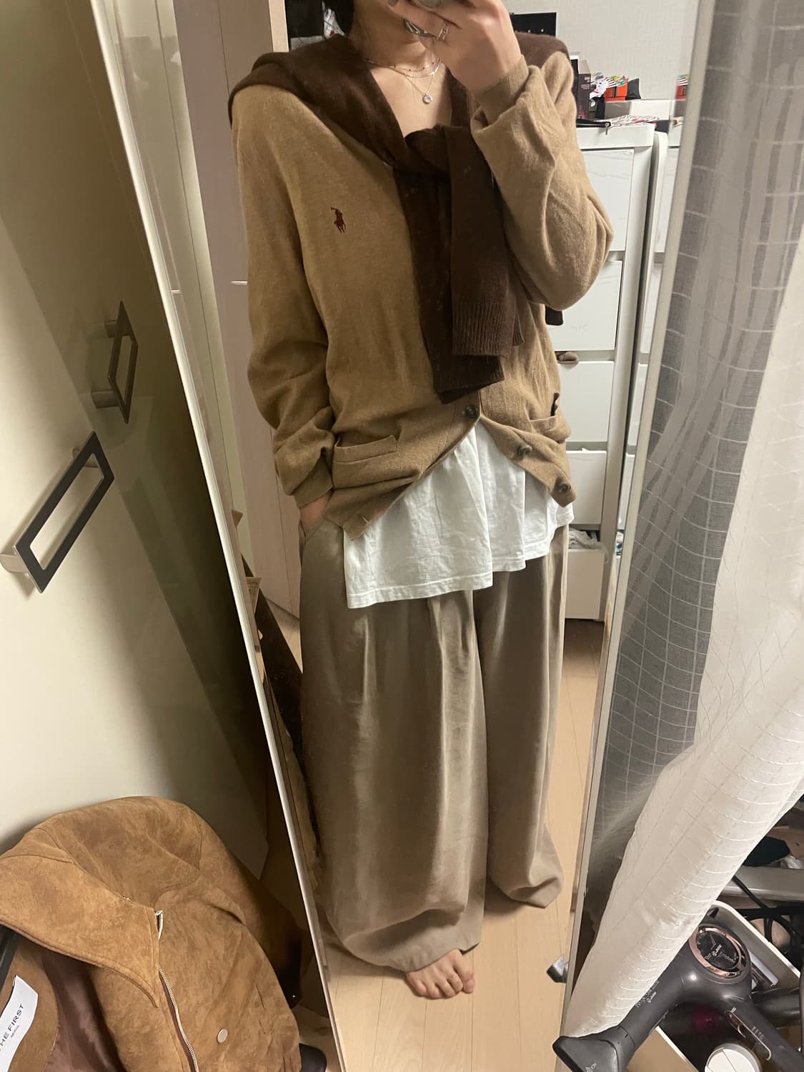 폴로 랄프로렌 베이지 가디건L 상품이미지2