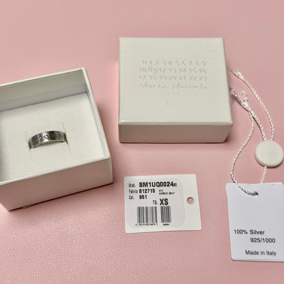 [XS] 메종 마르지엘라 넘버링 반지 상품이미지1