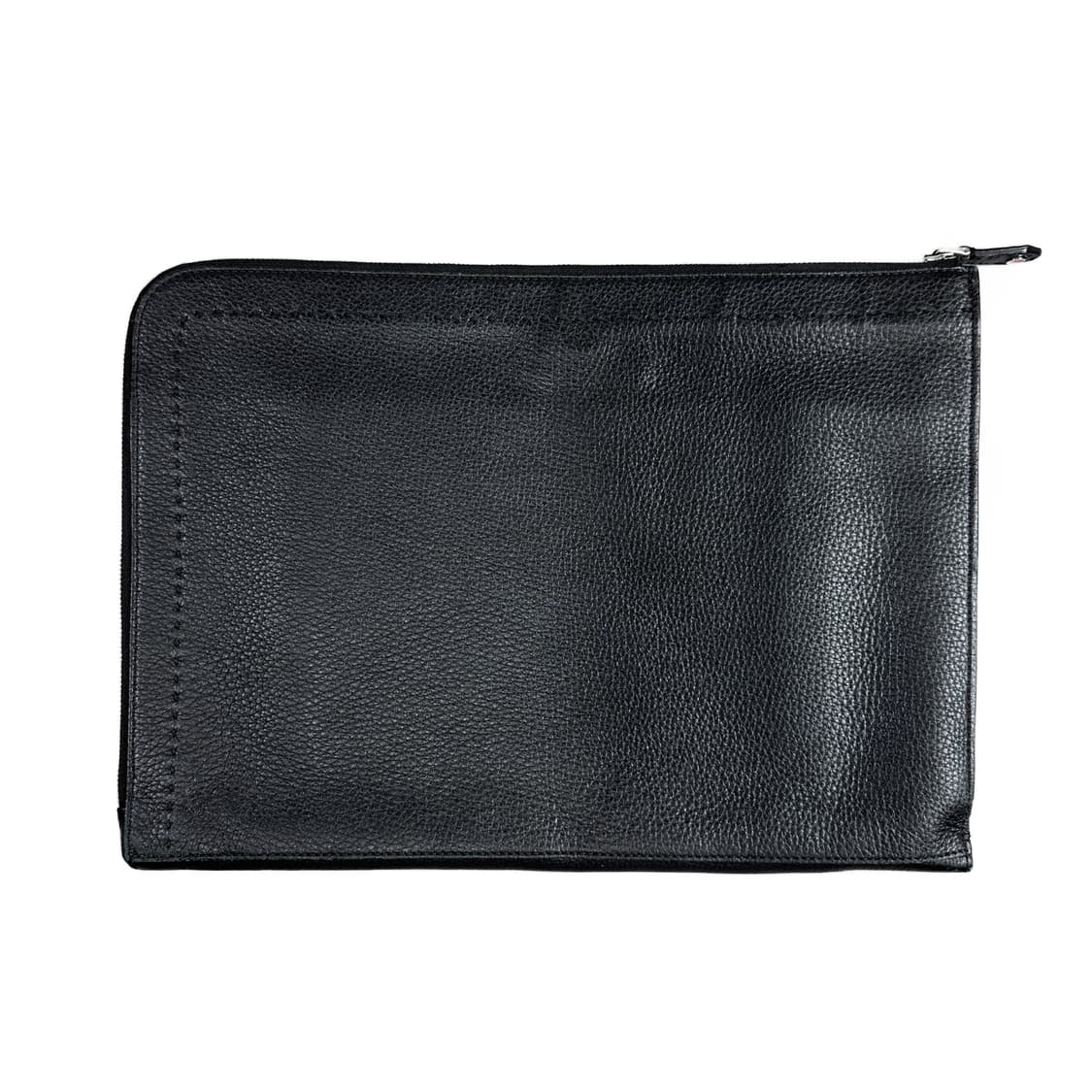 Kiton 키톤 레더 클러치 백 블랙 상품이미지3