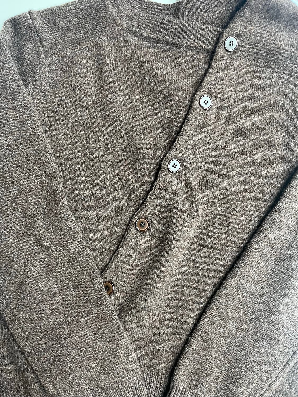 EE 2 way cardigan brown 상품이미지2