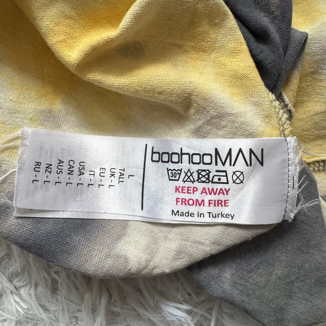 BOOHOO 일본빈티지 타이다이 빅사이즈 반팔 타이다이 빈티지반팔 xxl 상품이미지4