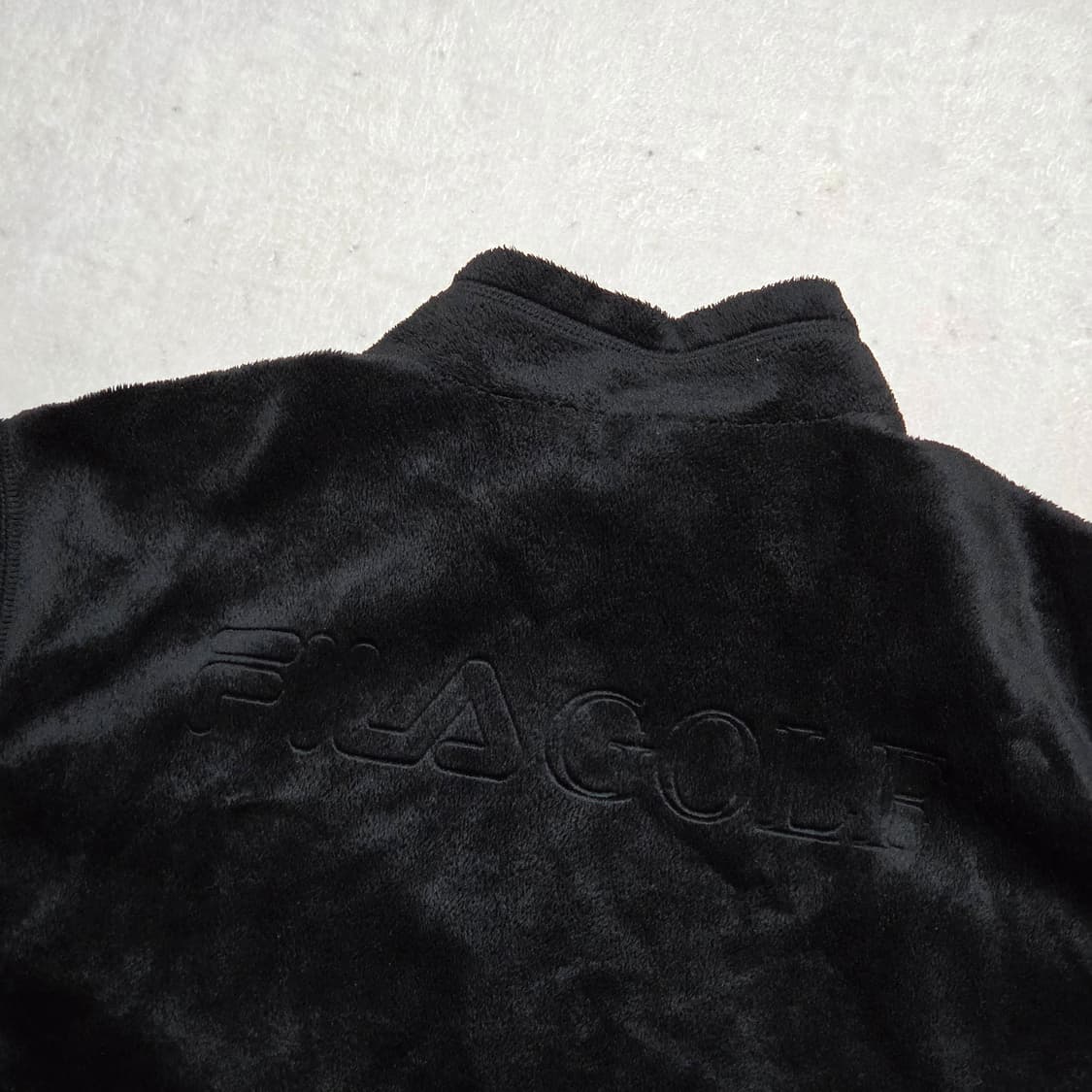 휠라 블랙 후리스 집업 상품이미지5