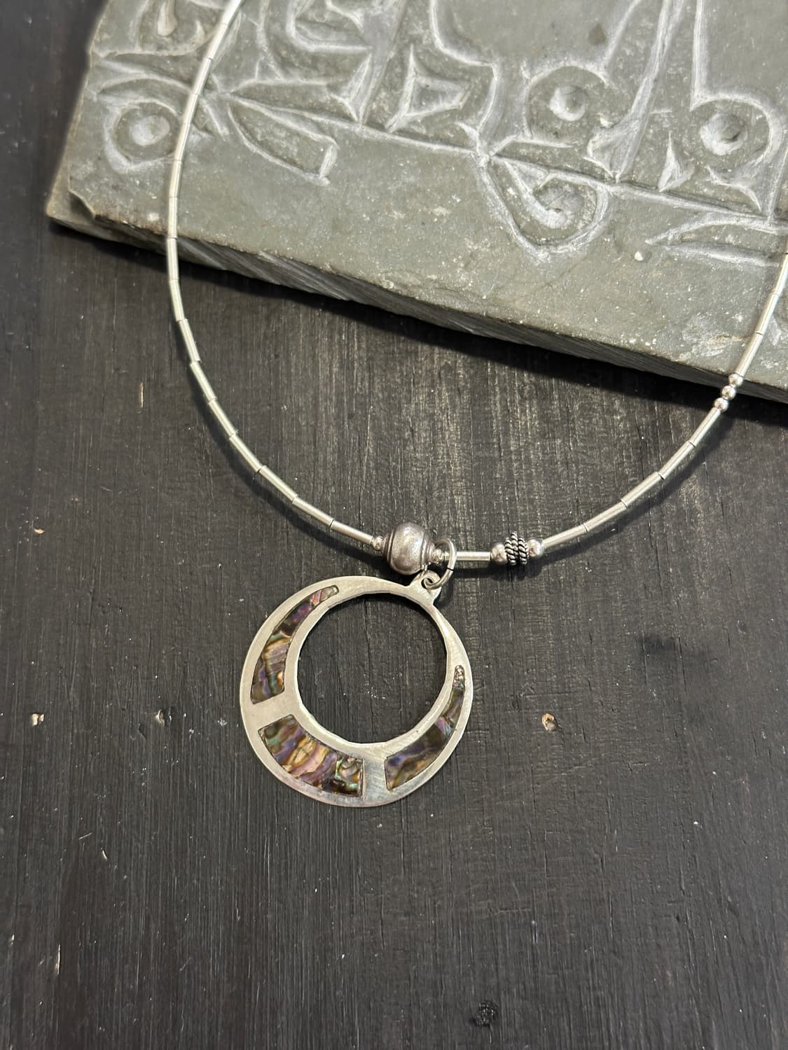 Vintage pendant+musta note vine 925silve 상품이미지3