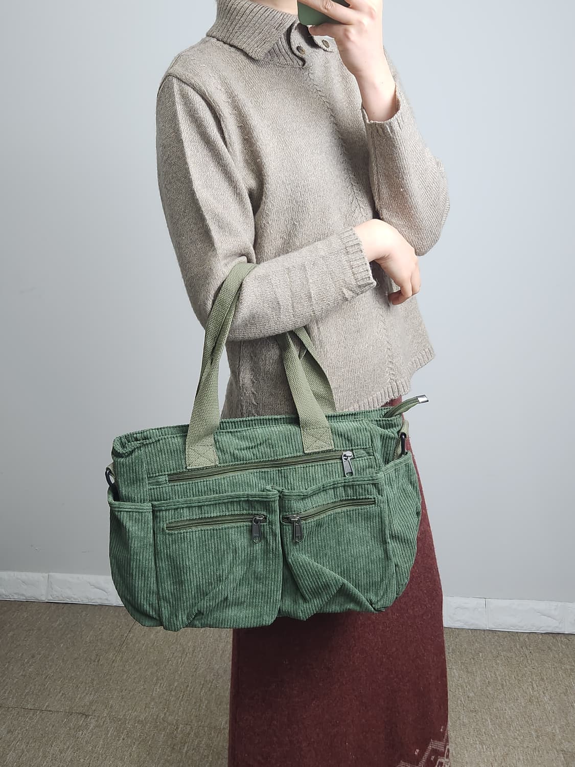 코듀로이 숄더 • 크로스백 상품이미지4