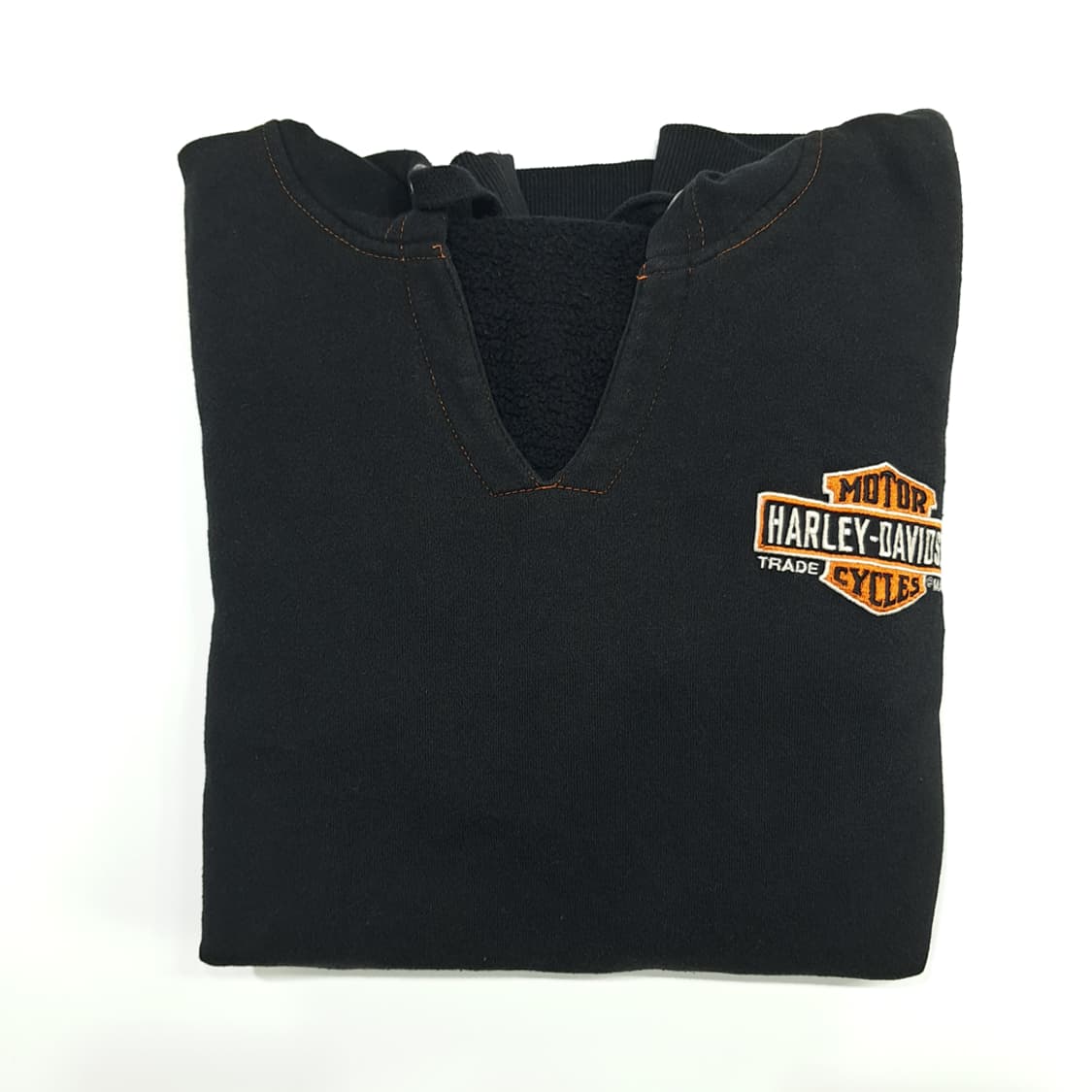 CN770 L 할리데이비슨 메디슨햇 알버타 한정판 기모 후드 블랙 상품이미지8