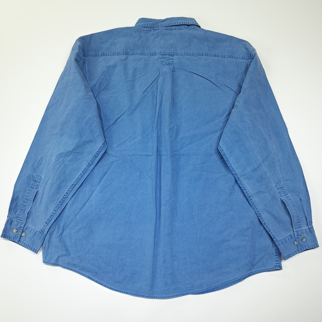 CL589 XL 엘엘빈 90s 말레이시아판 코튼 플랩포켓 워크 셔츠 남 상품이미지6