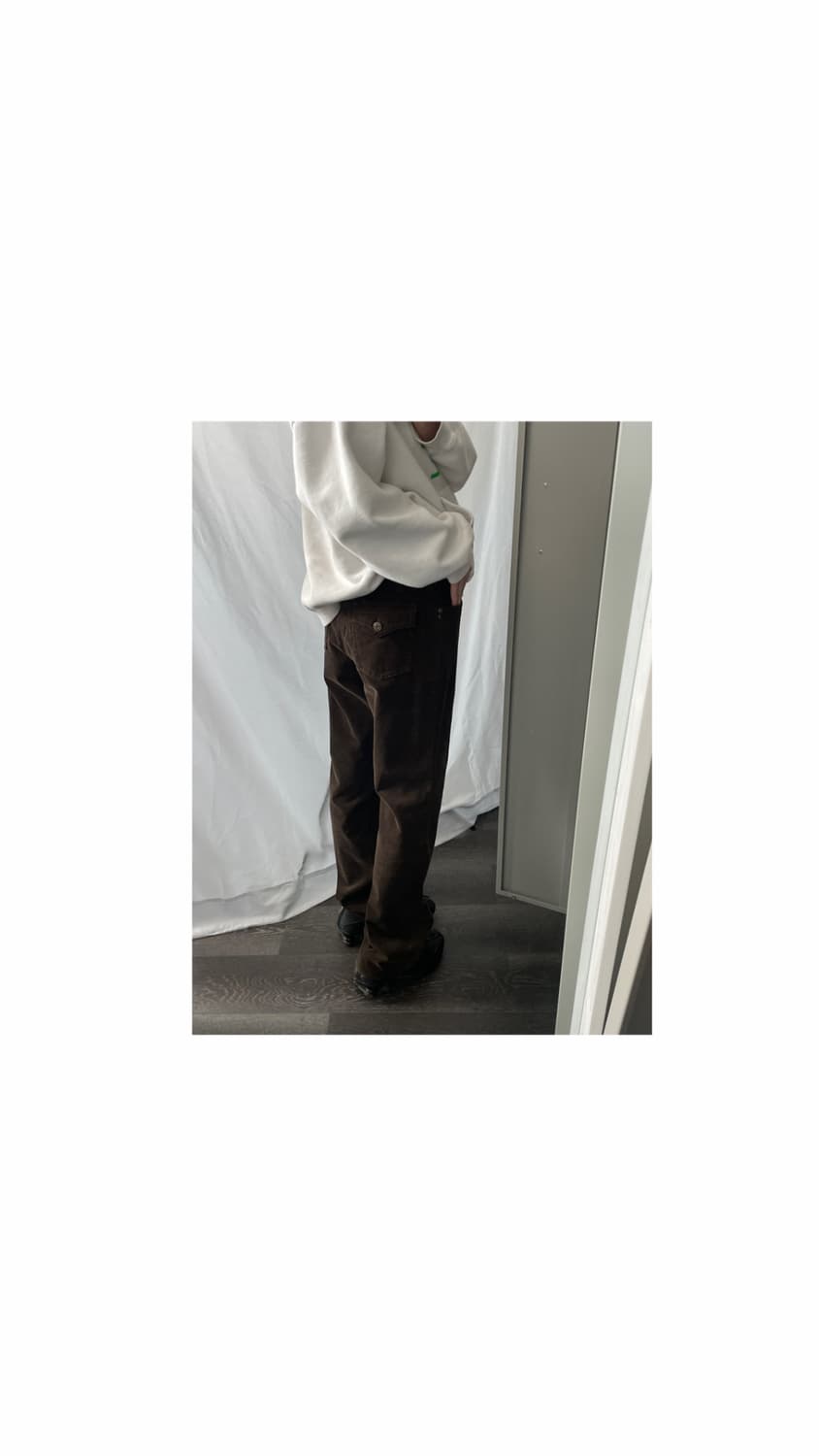  Brown pocket velvet pants 상품이미지2