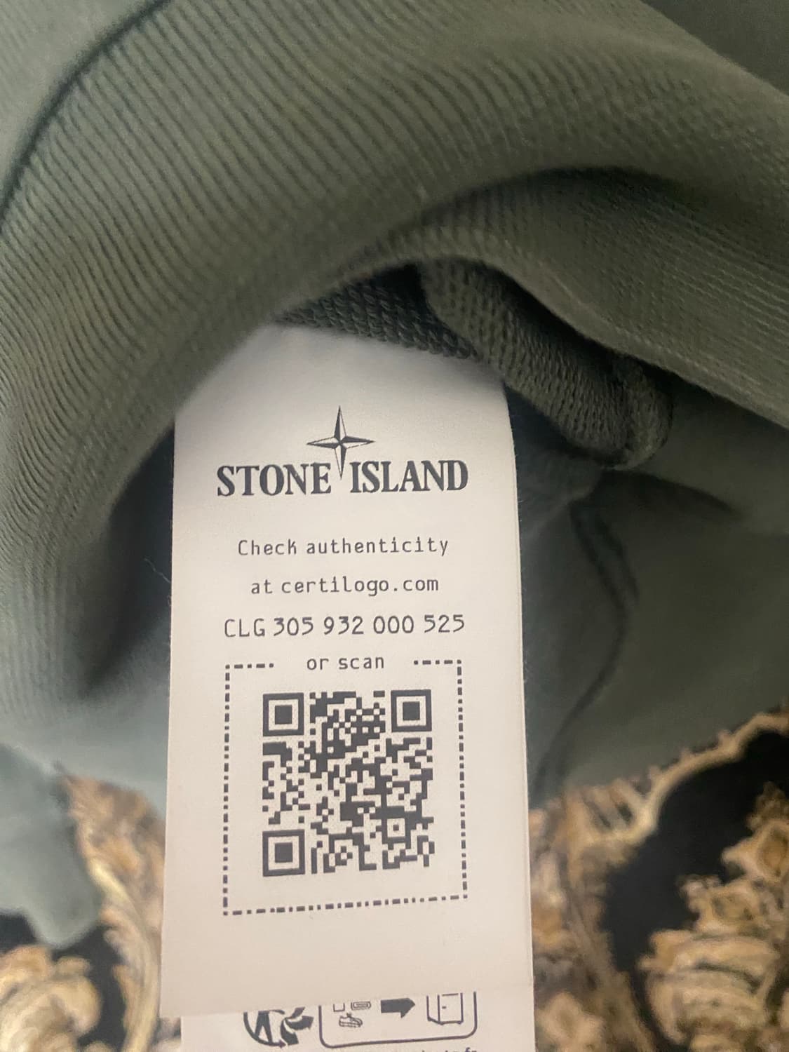 [정품] 스톤아일랜드 20SS 올리브 카키 맨투맨 S 상품이미지3