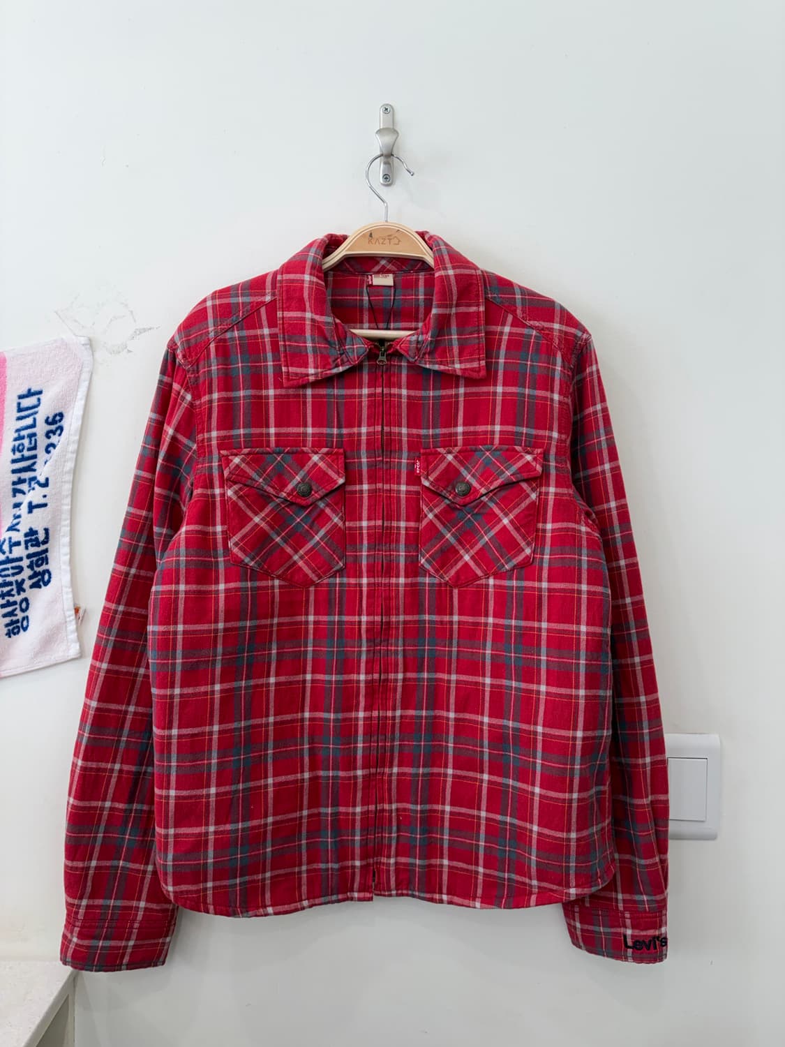 121. 리바이스 레드탭 플란넬 셔츠자켓 상품이미지1