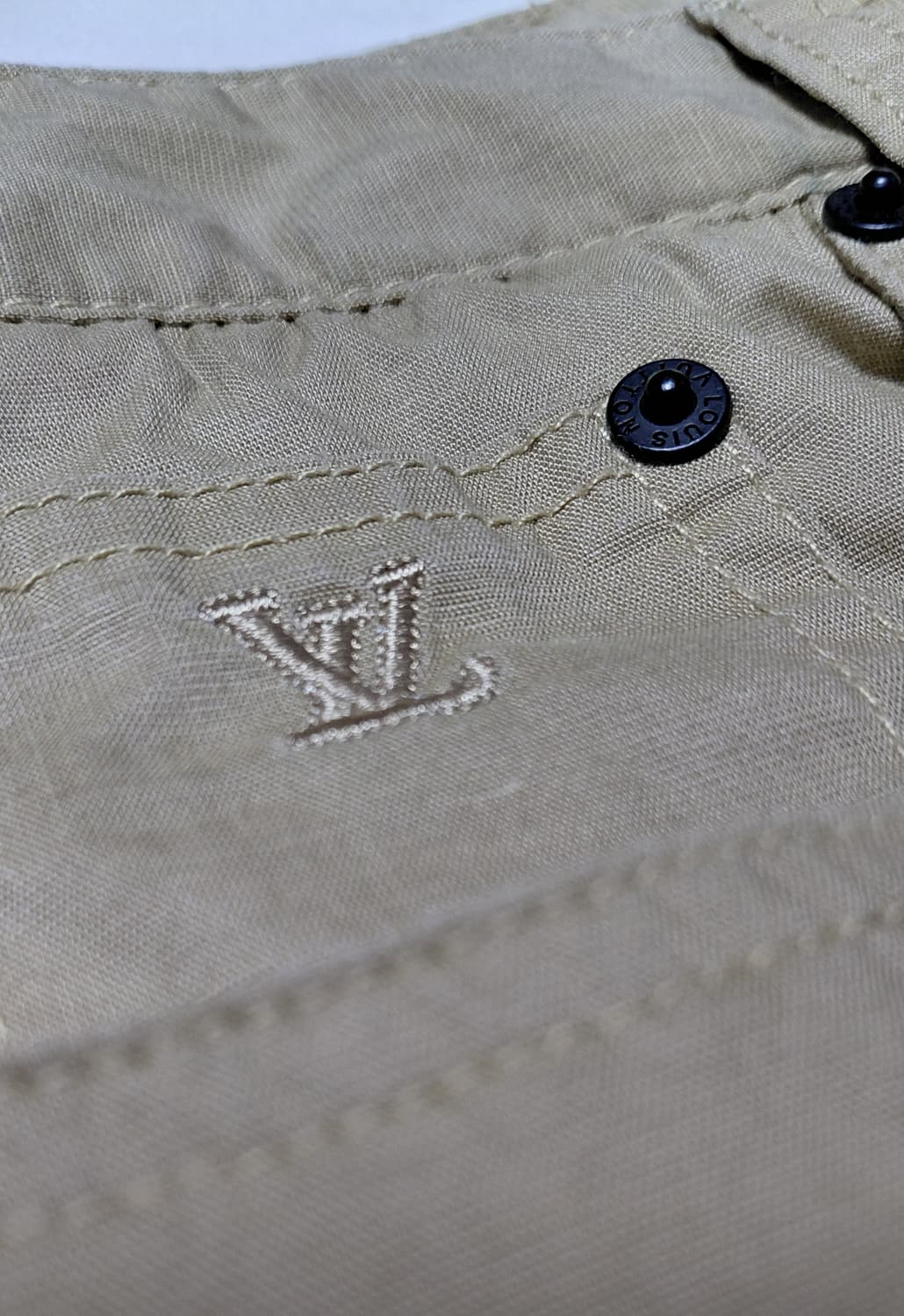 [희귀/정품] 루이비통 x 프라그먼트 디자인 협업 코튼 치노 팬츠 32 상품이미지6