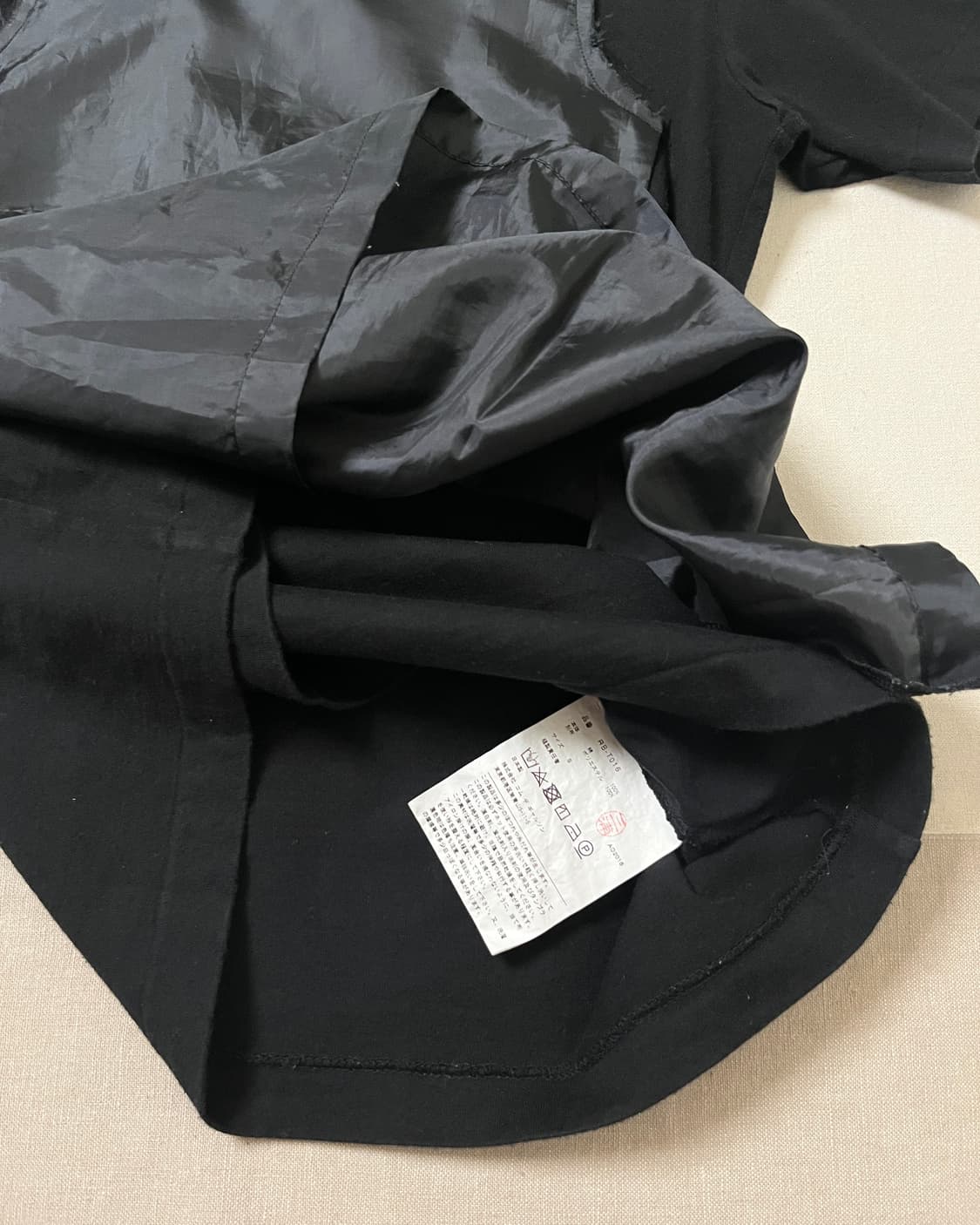 꼼데가르송 큐프라 패치 레이어드 티셔츠 comme des garcons 상품이미지6