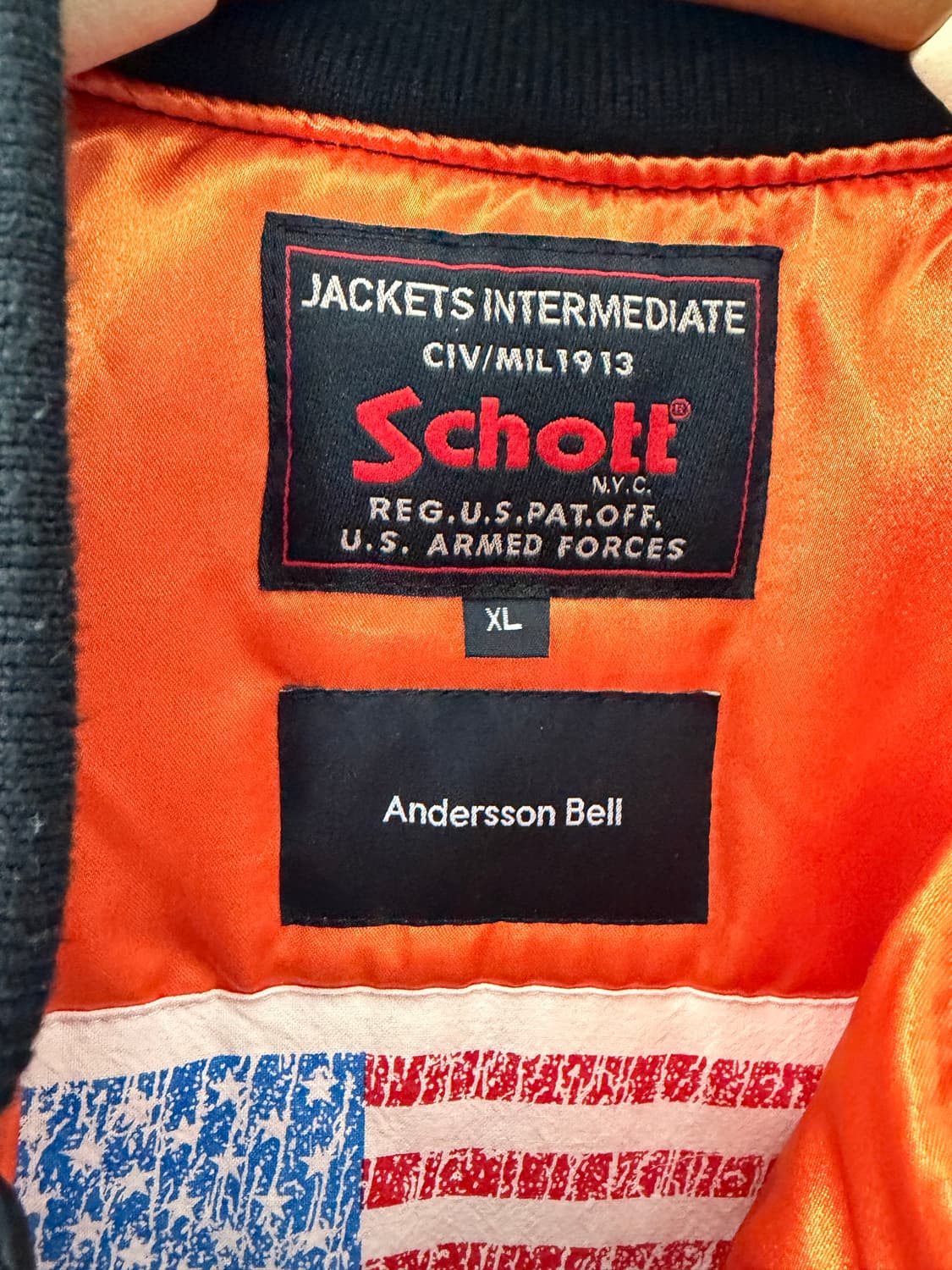 앤더슨벨 쇼트 항공점퍼 ma1 블루종 봄버자켓 상품이미지3