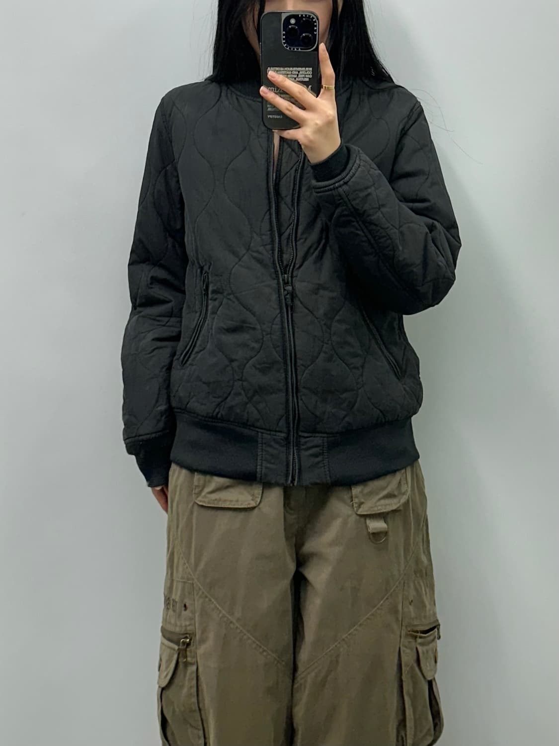 리바이스 레드탭 블랙 퀼팅 자켓 상품이미지1