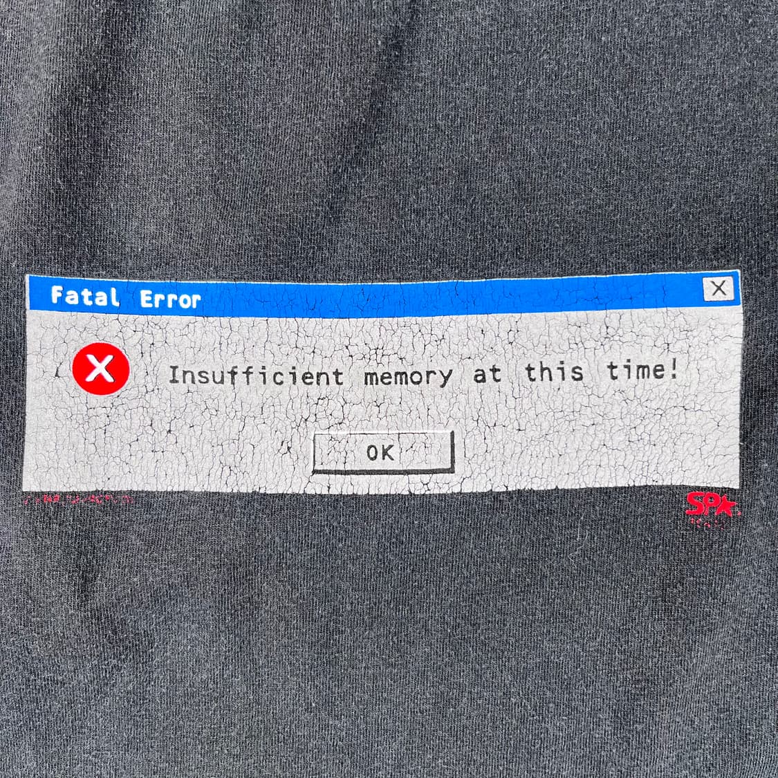 빈티지 마이크로소프트 fatal Error 팝업창 반팔티 상품이미지4