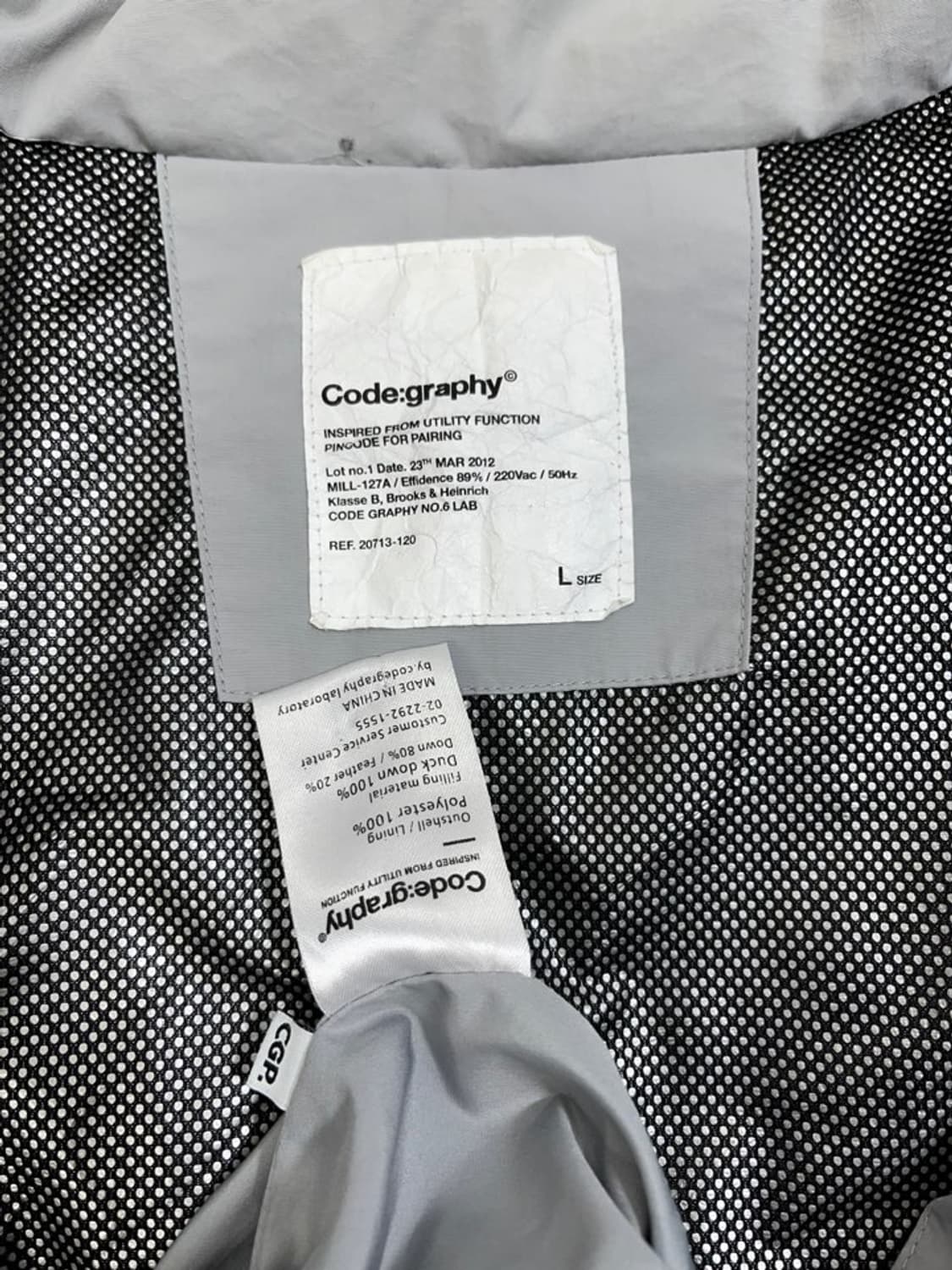 코드그래피 덕다운 숏 패딩/#2810 상품이미지8