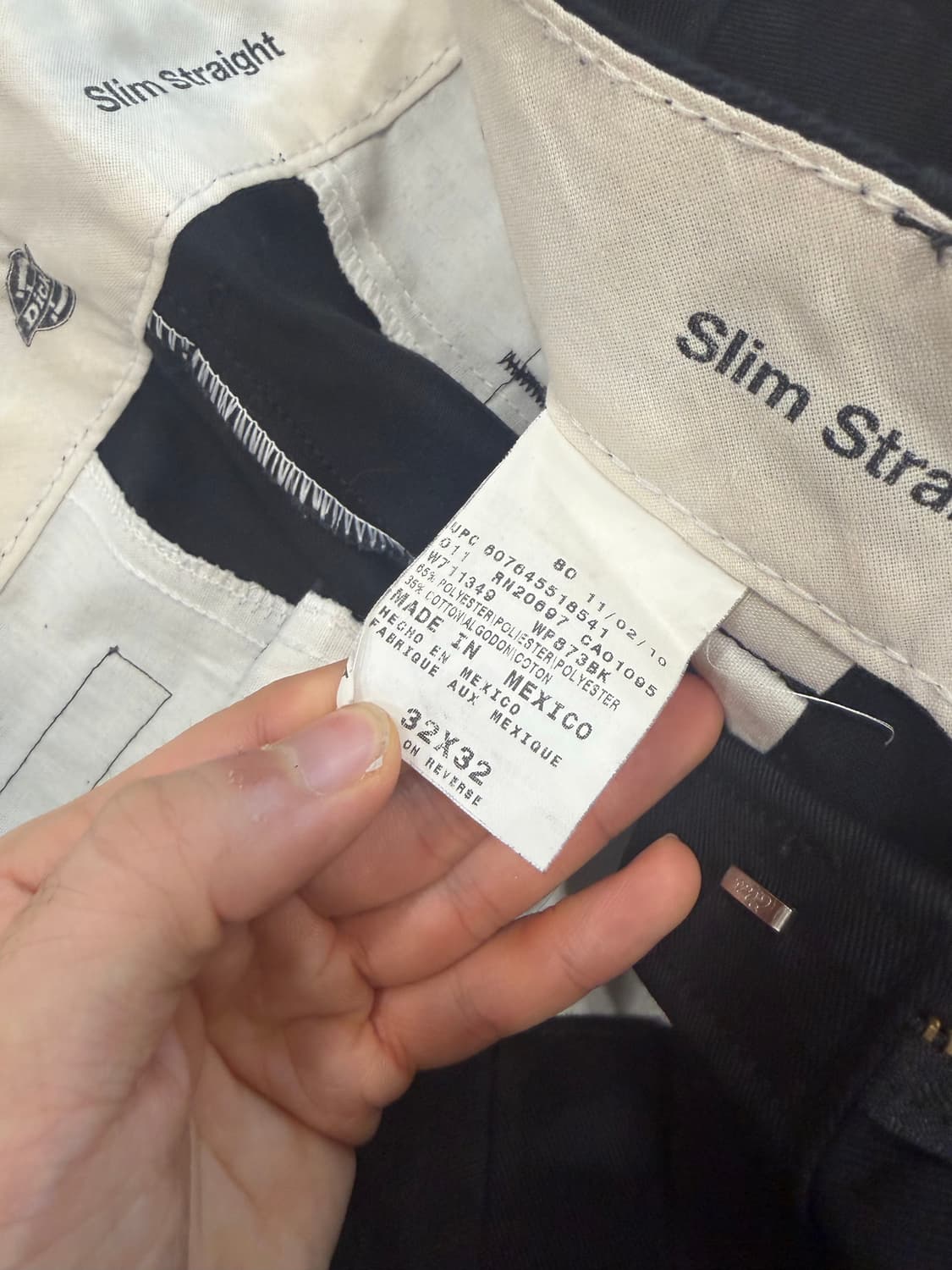 [32] 디키즈 x 무겐 디자인 트라이앵글 스터드 하프 팬츠 반바지 상품이미지6