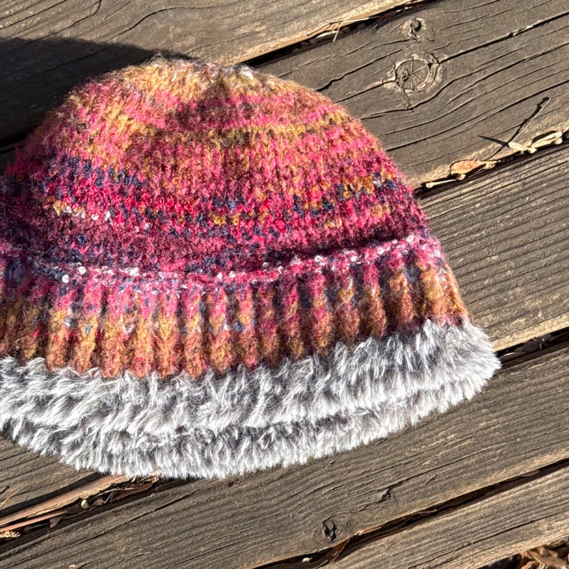 브릭 레드 윈터 버킷햇 상품이미지5