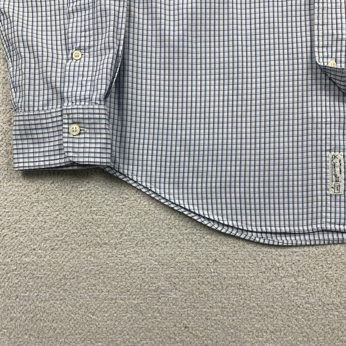 폴로 랄프로렌 포니로고 커스텀핏 체크 셔츠 상품이미지4