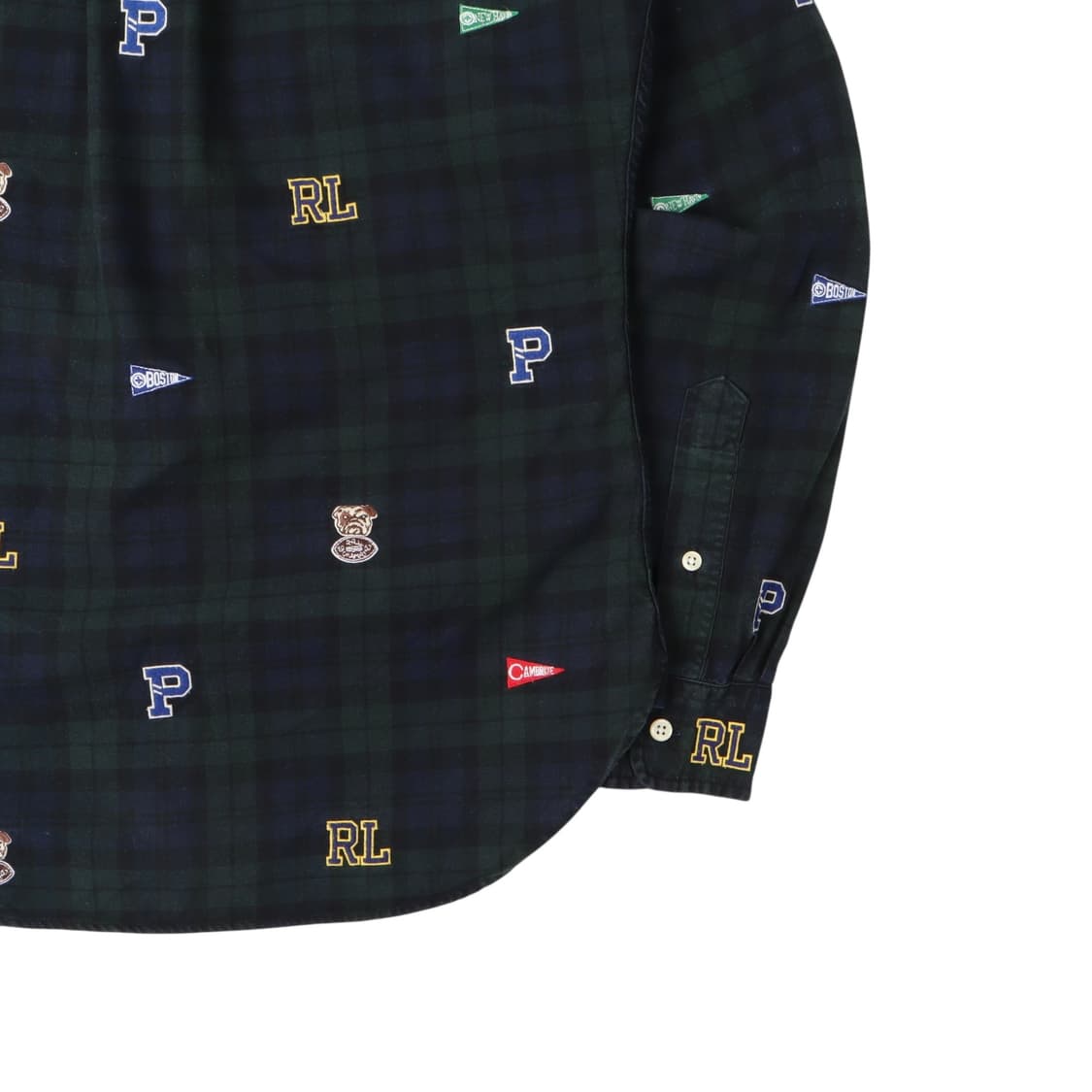 폴로 랄프로렌 플래그 블랙와치 타탄체크 셔츠 상품이미지7