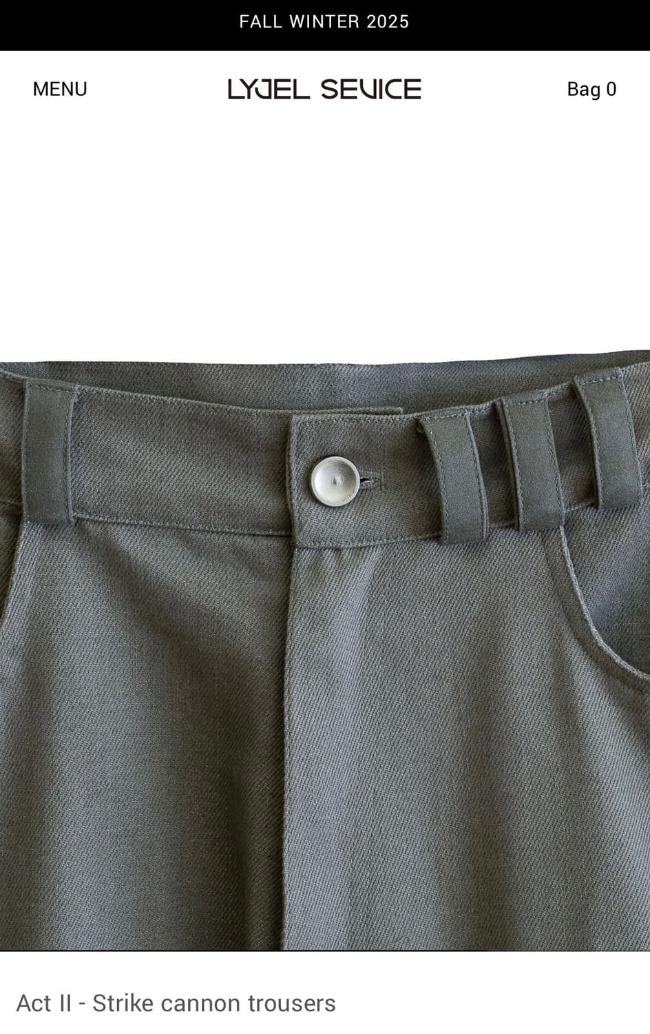 리젤서비스 Act II - Strike Cannon Trousers 상품이미지2