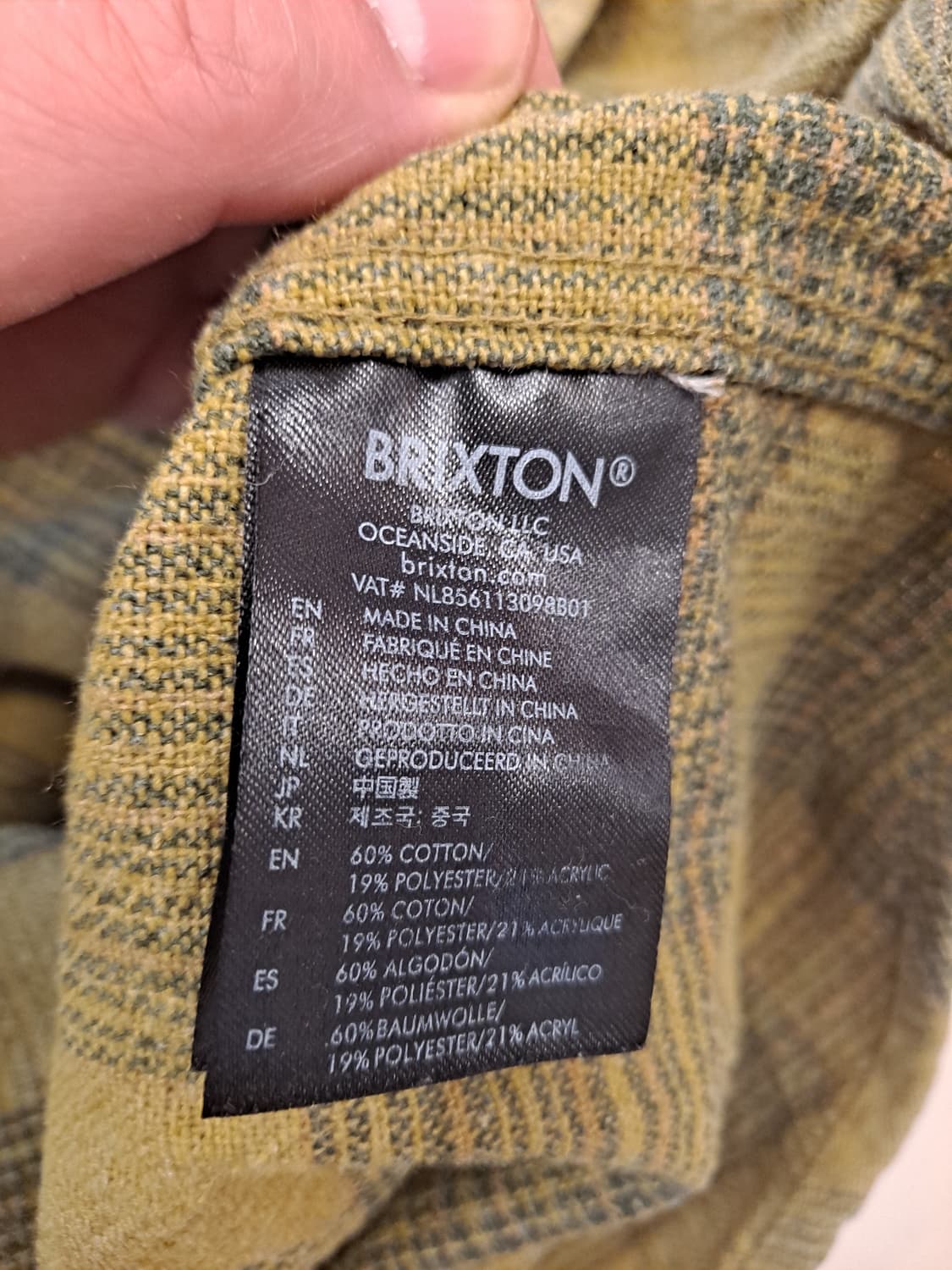 Brixton Bowery 플란넬셔츠 L

 상품이미지7