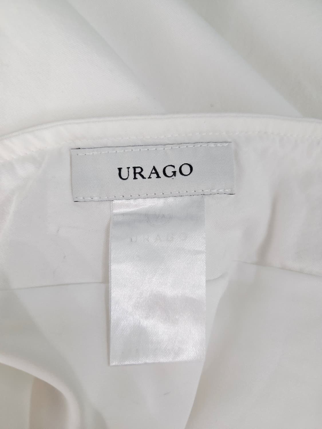 URAGO 유라고 베이직 화이트 롱 스커트 상품이미지5