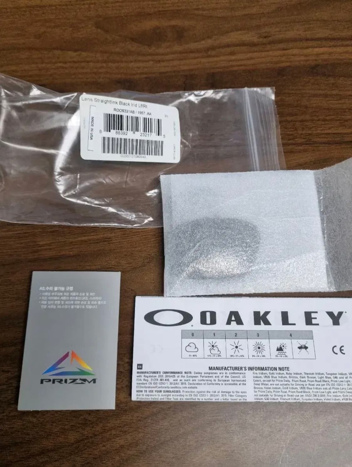 오클리 스트레이트 링크 유광 블랙 상품이미지10