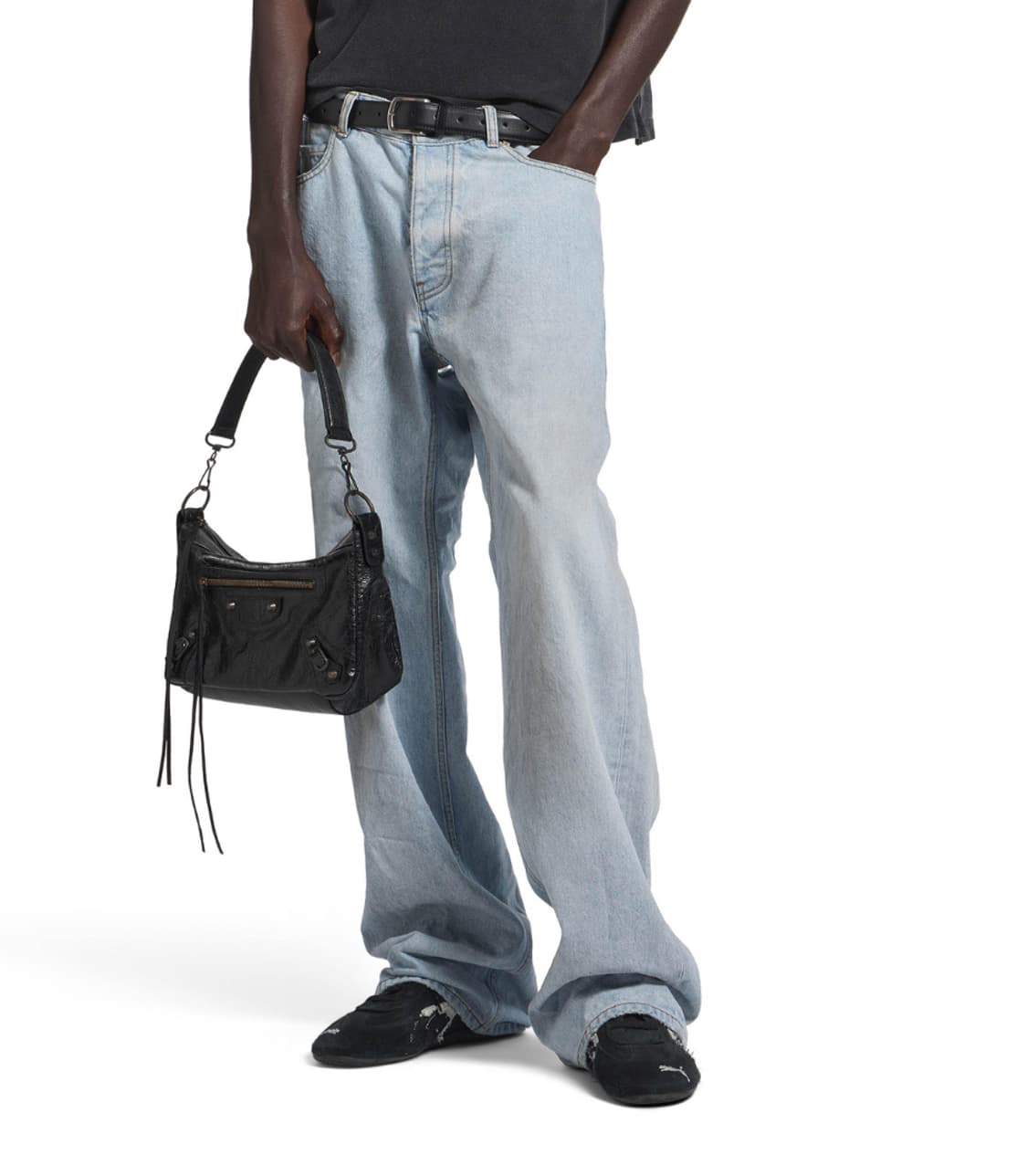 [새상품급 정품] 발렌시아가 르 시티 모터백 모토 블랙 상품이미지10