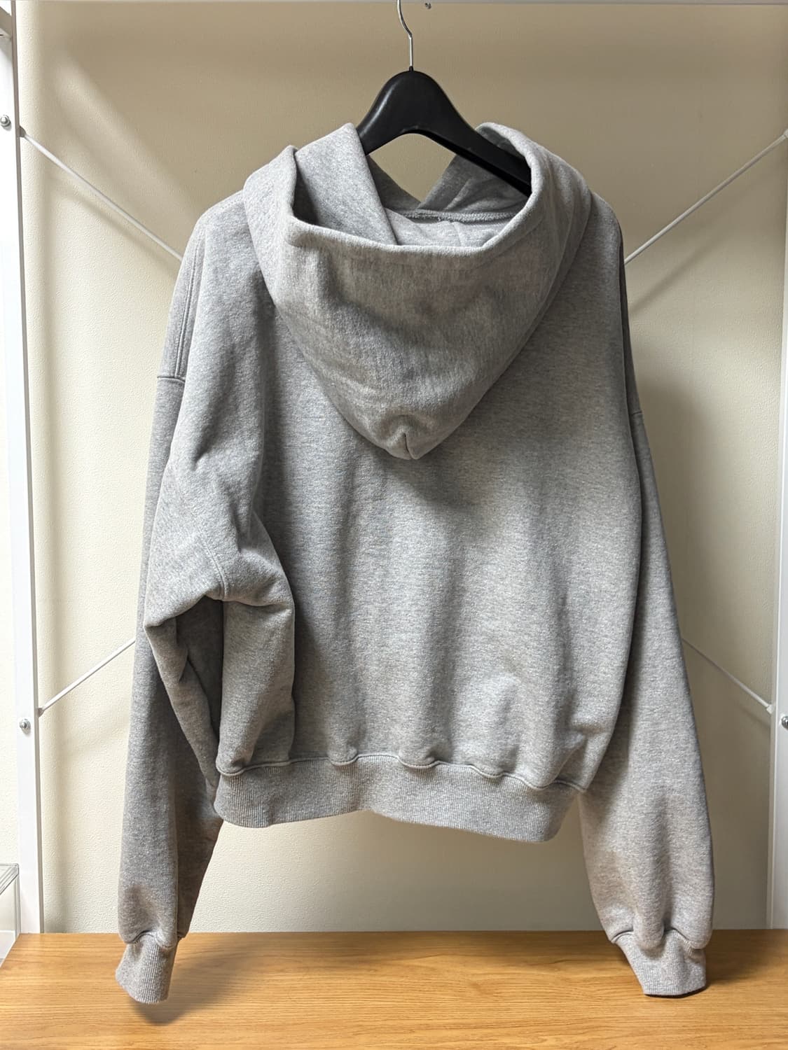 미세키서울 후드티 Quote sweat hoodie GREY 상품이미지3