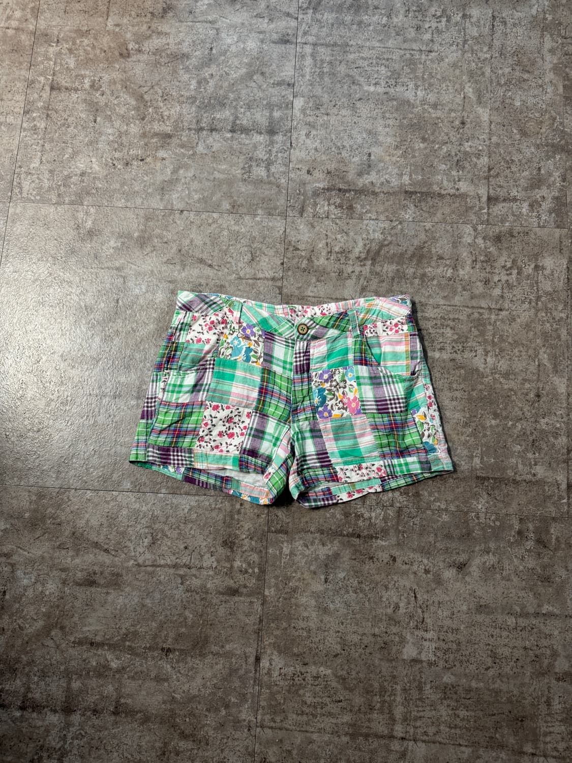 패치워크 쇼츠 레이어드 탑 3pcs SET 상품이미지9