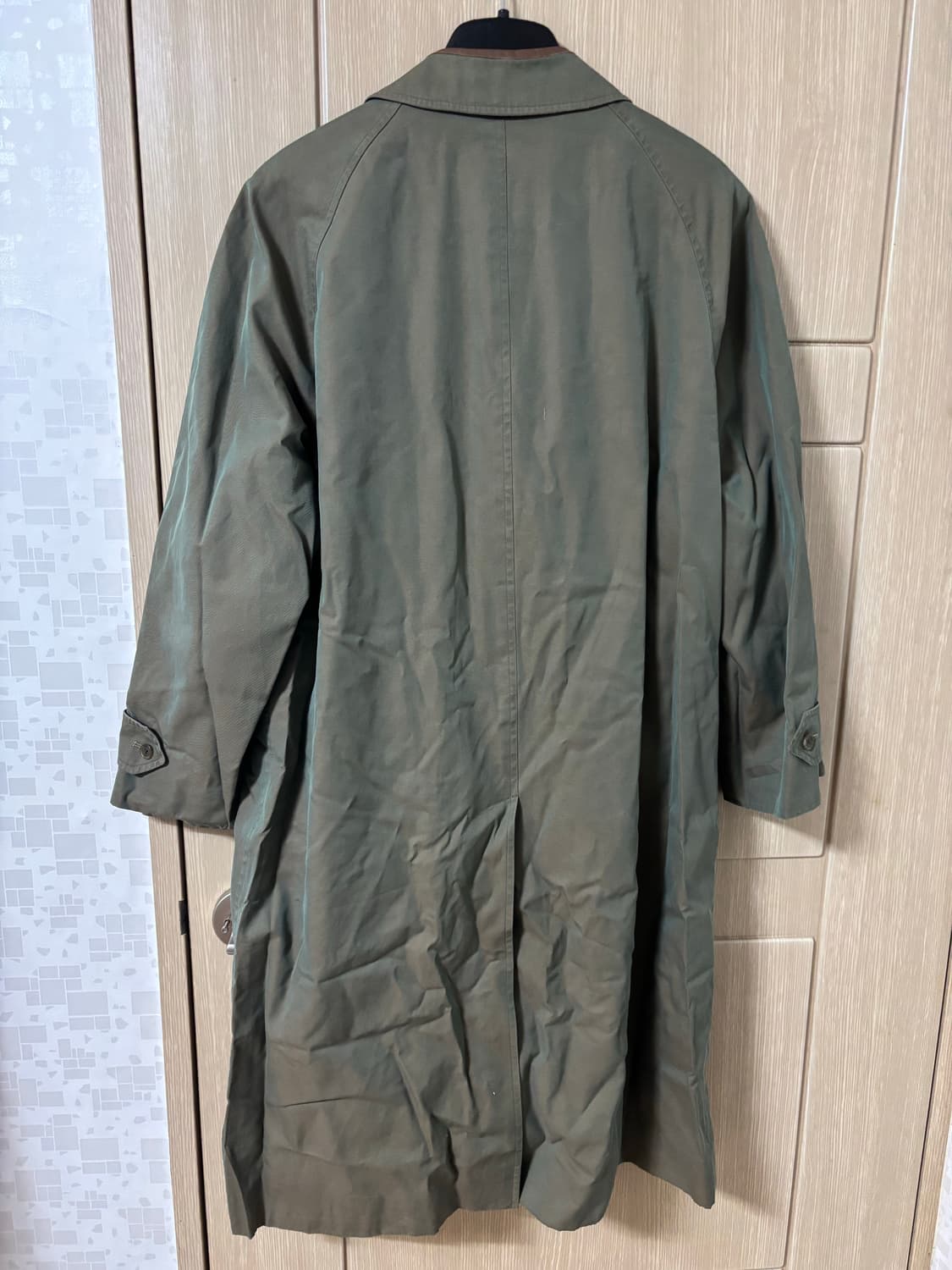 버버리 스타일 트렌치코트 카키 상품이미지5