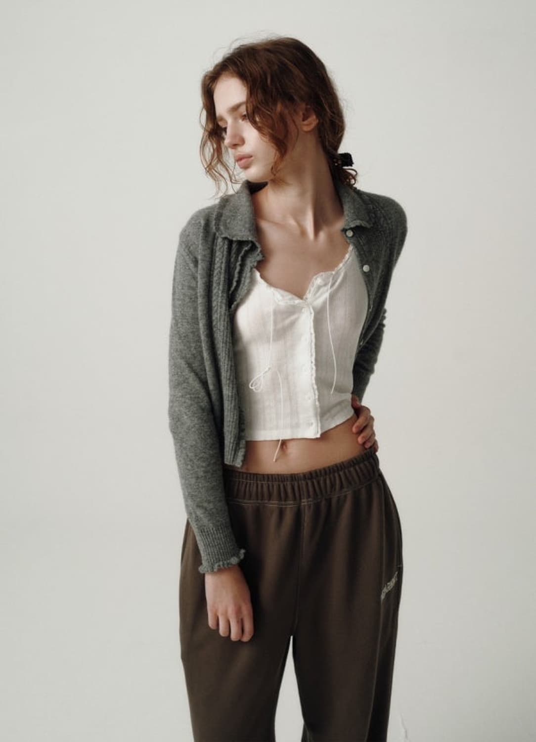 더바넷 가디건 cady heron scallop knit cardigan 상품이미지1