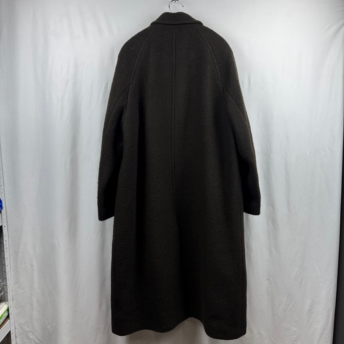 (M) 던스트 부클 울 코트 다크브라운 상품이미지6