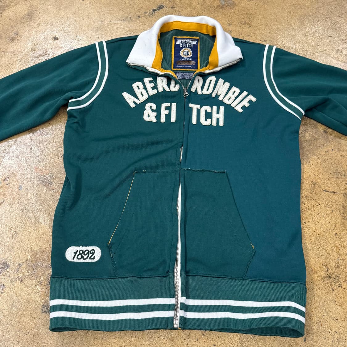 아베크롬비 청록 그린 집업  상품이미지3