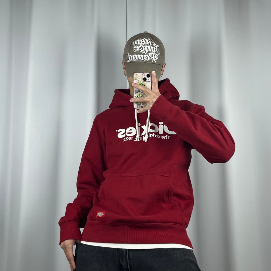 <디키즈 버건디 후드티> No.1359 상품이미지2
