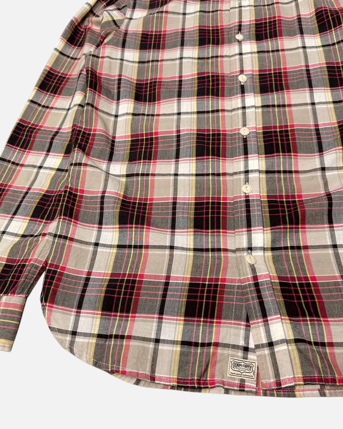 DENIM&SUPPLY cotton check shirt 상품이미지3