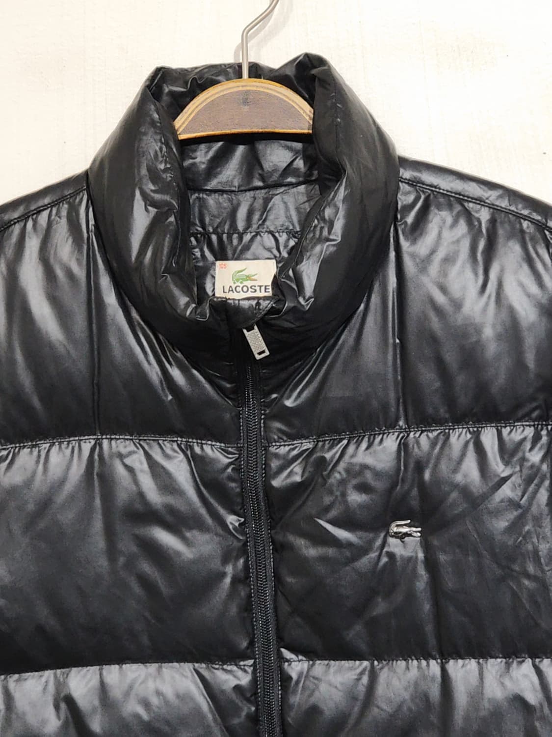 (105) 라코스테 오리털 패딩조끼 블랙 다운 베스트  상품이미지2