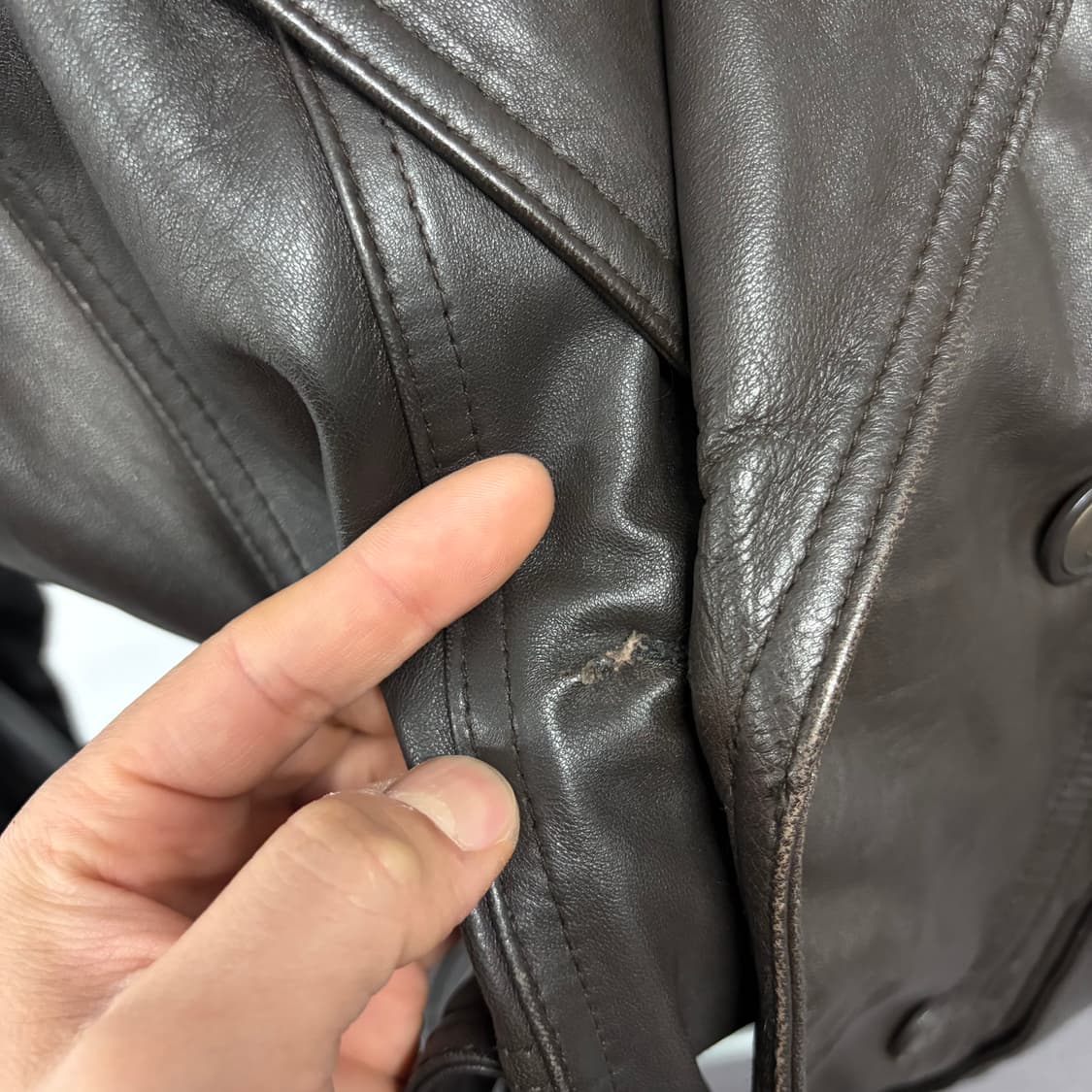 입생로랑 램스킨 자켓 상품이미지8