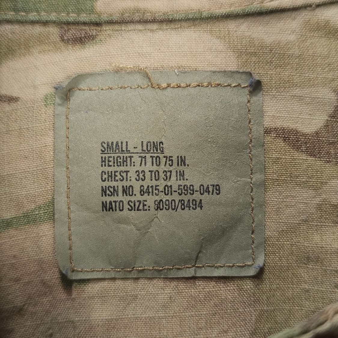 [아메리칸빈티지] 미군 OCP 멀티캠 전투복 상의 M20602 상품이미지10