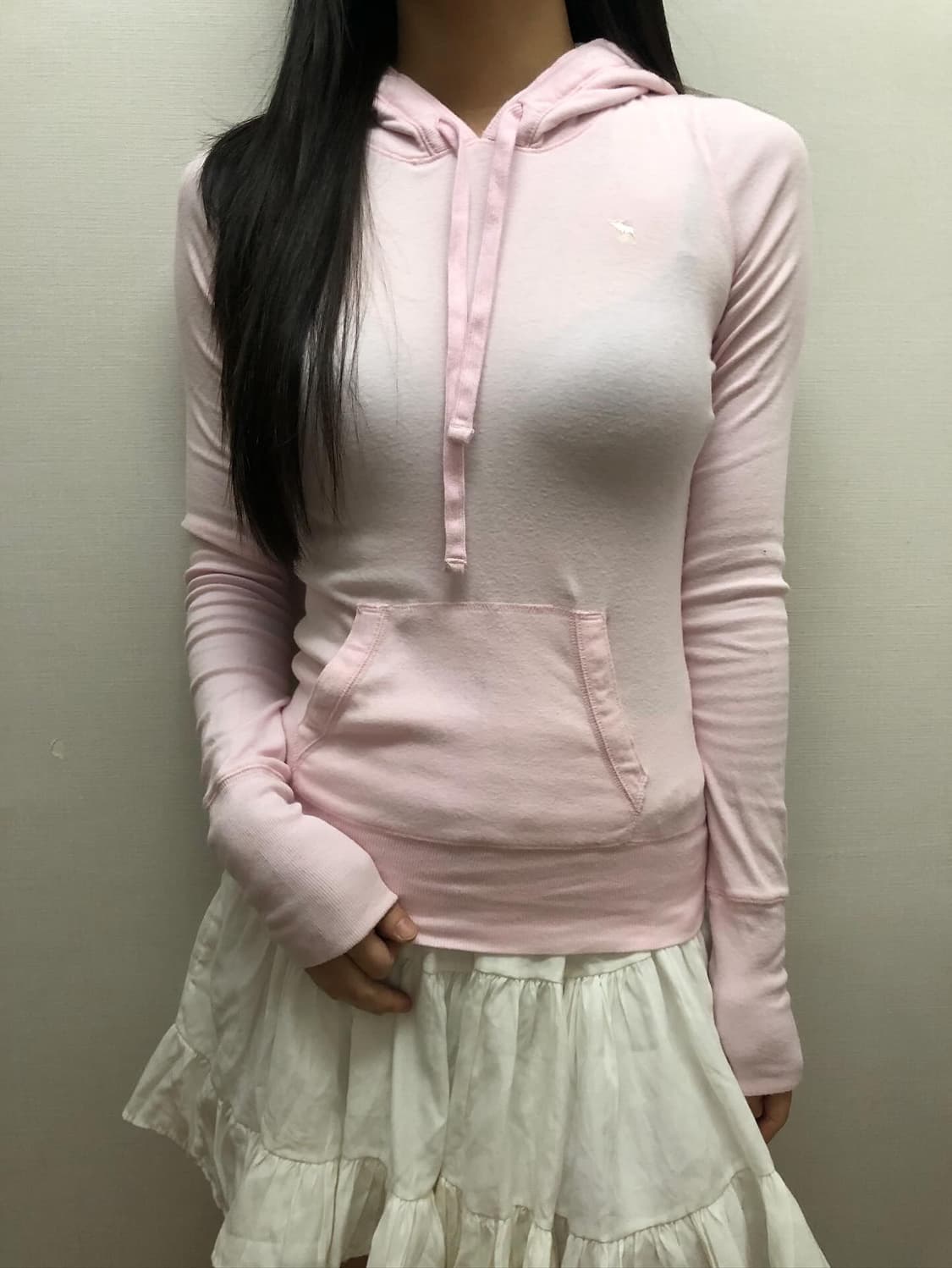 빈티지 아베크롬비 베이비핑크 후디 상품이미지2