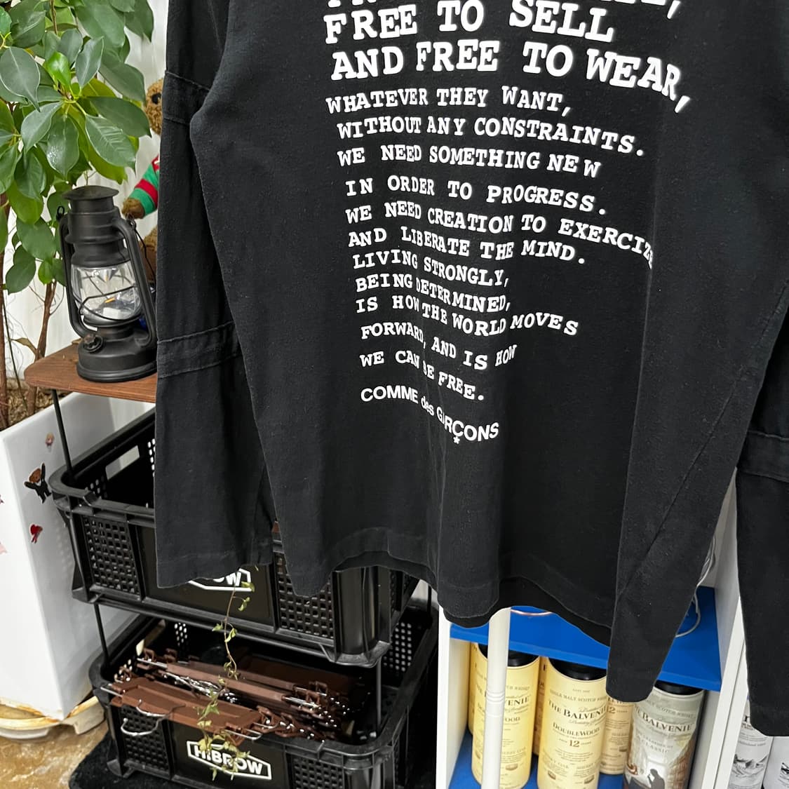꼼데가르송 프린팅 롱슬리브 A 상품이미지3