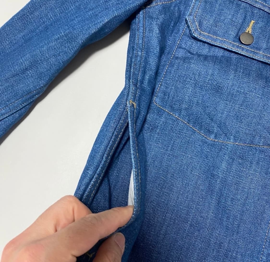 유니클로 U 르메르 데님 트러커 M 상품이미지3