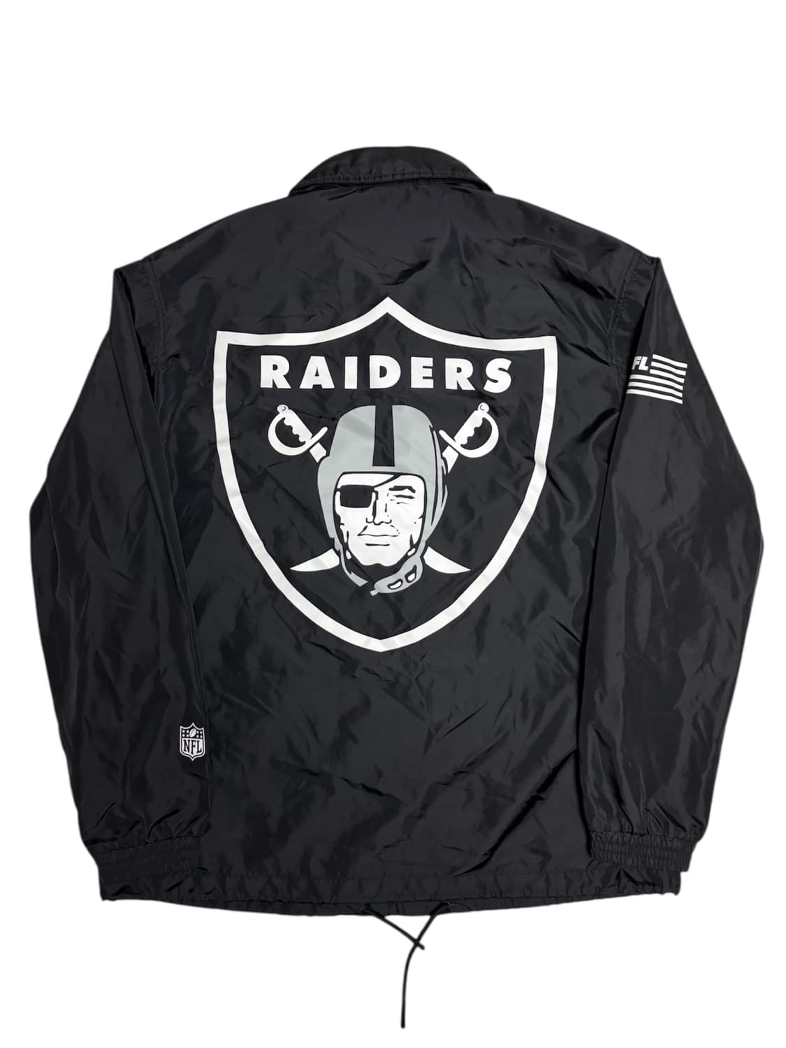 NFL 레이더스 블랙 코치 자켓 XL 상품이미지2