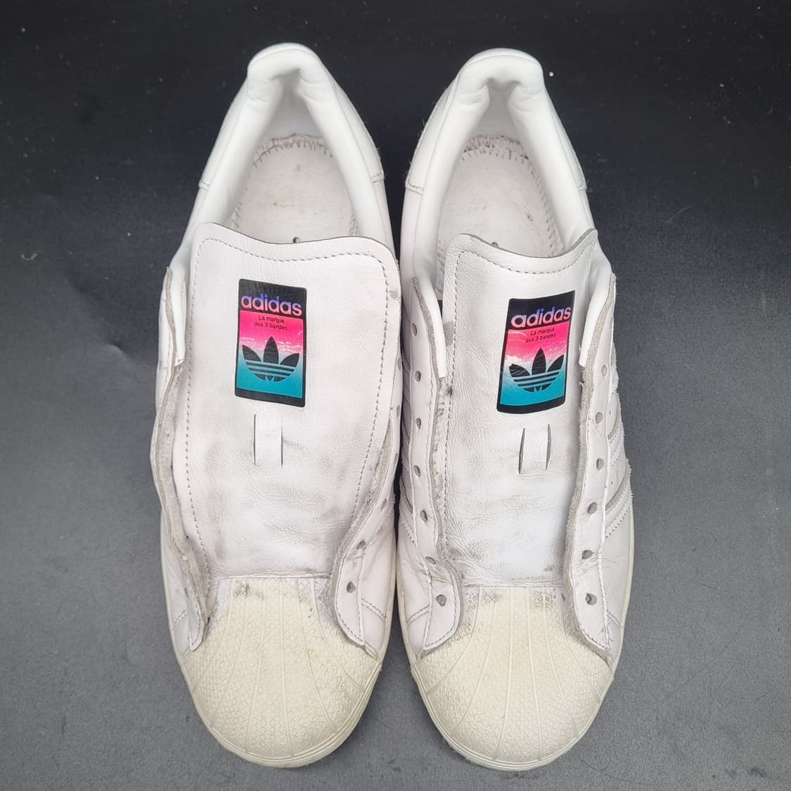 아디다스 슈퍼스타 레더남성운동화285 상품이미지2